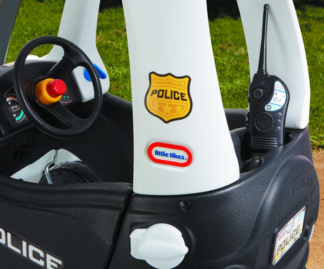 Cozy Coupe - Little Tikes - Police - Voiture enfant - Portes, Klaxon et Plancher a retirer - Des 18 mois