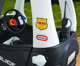 Cozy Coupe - Little Tikes - Police - Voiture enfant - Portes, Klaxon et Plancher a retirer - Des 18 mois