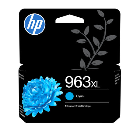 HP 963 XL Cartouche d'encre cyan grande capacité authentique (3JA27AE) pour HP OfficeJet Pro 9010 / 9020 series