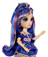 Rainbow High Poupée Mannequin Be Dazzling - Genevieve Bleu - 28 cm - Pierres précieuses scintillantes et accessoires inclus