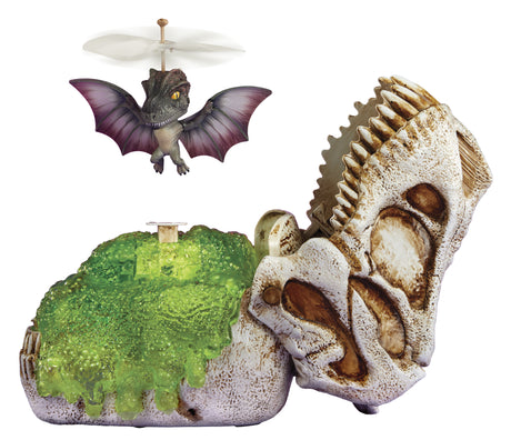 MGA Entertainment - GrossMos flying dino bleu - Jouets dinosaures interactifs mixte - 3modeles - Des 6 ans