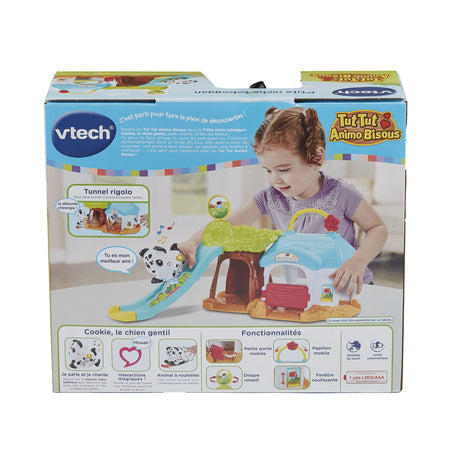 VTECH - TUT TUT ANIMO BISOUS - PTITE NICHE TOBOGGAN (+ COOKIE CHIEN GENTIL) - Multicolore