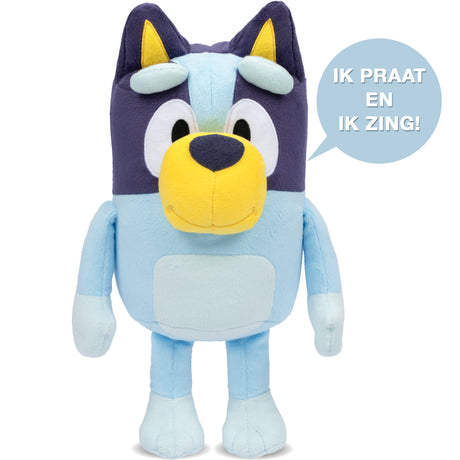 Peluche parlante - BLUEY - Bluey - 33 cm - Voix officielle - Musique du générique