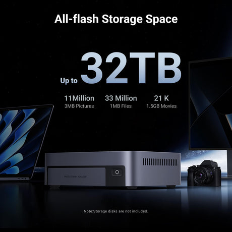 Serveur NAS - UGREEN - DXP480T Plus - 4 baies - 8 Go