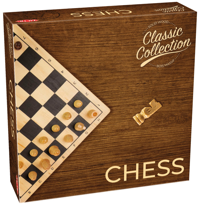 Coffret Echecs En Bois - Jeux de société classique et stratégie - Tactic