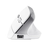 Souris sans fil ergonomique Trust Bayo II (Blanc)