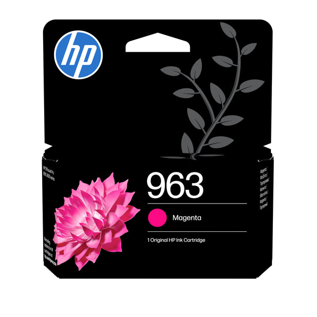 HP 963 Cartouche d'encre magenta authentique (3JA24AE) pour HP OfficeJet Pro 9010 / 9020 series