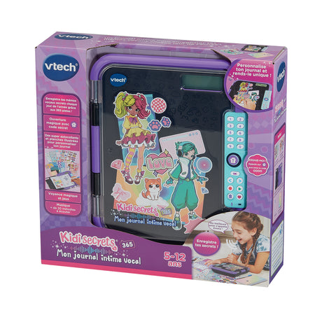 KIDISECRETS 365 - MON JOURNAL INTIME VOCAL (NOIR)