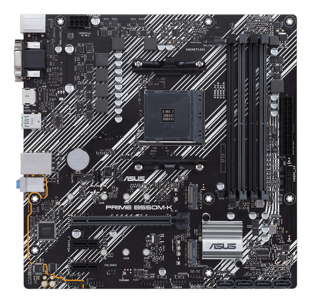 Carte mere - ASUS - PRIME B550M-K - AMD B550 - Emplacement AM4 micro ATX