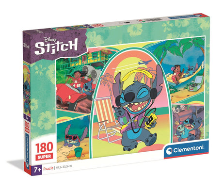 Puzzle Stitch 180 pieces Super, Pour enfants a partir de 3 ans, Theme dessins animés, CLEMENTONI