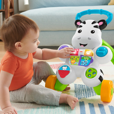 Fisher-Price - Mon Trotteur Zebre Parlant - Trotteur bébé  - 6 mois et + DLD96
