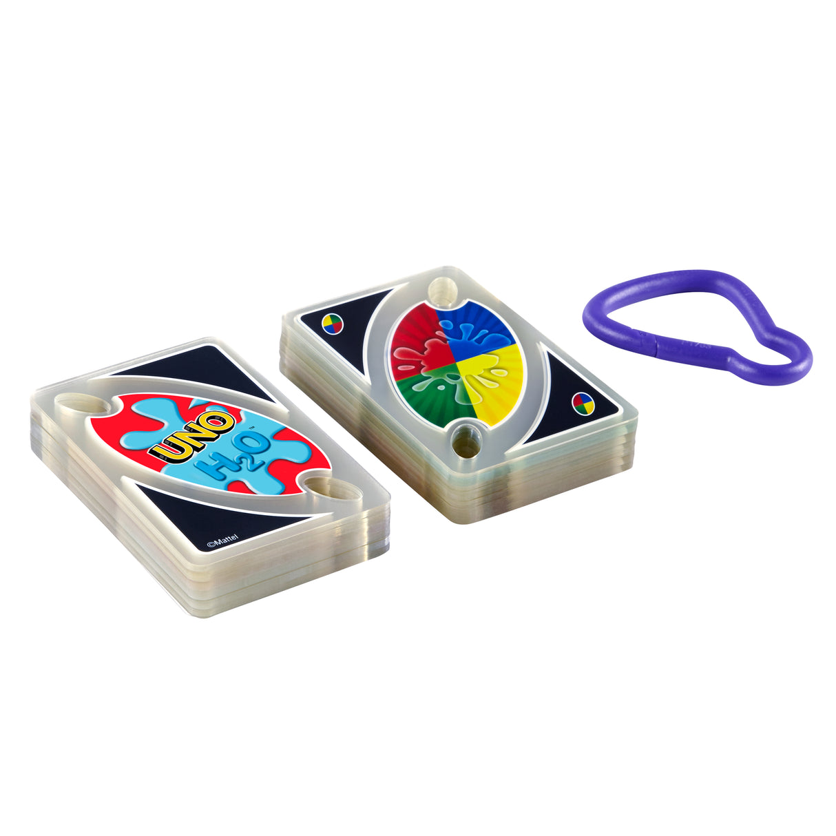 Mattel Games - UNO H20 TO GO - Uno Sport Jeu De Cartes - Jeu De Cartes Famille - 7 Ans Et + - P1703 - Jeux de cartes mattel uno P170