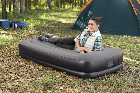 Matelas gonflable - BESTWAY - 671BT - Tritech Twin - 1 personne, pompe USB intégrée, 1,91 m x 97 cm x 36 cm