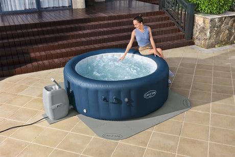 BESTWAY - Tapis de sol pour spa carré ou rond Lay-Z-Spa 196 x 196 cm