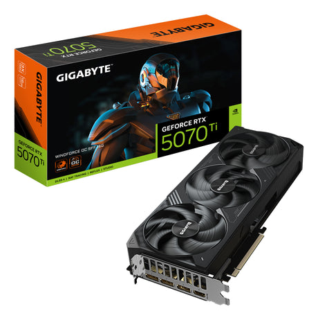 Carte graphique interne - Gigabyte GeForce RTX 5070 Ti WINDFORCE OC SFF 16G