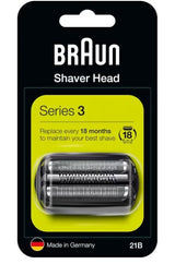 Tete de rasoir BRAUN Series 3 - 2 grilles - 100 % fabriqué en Allemagne