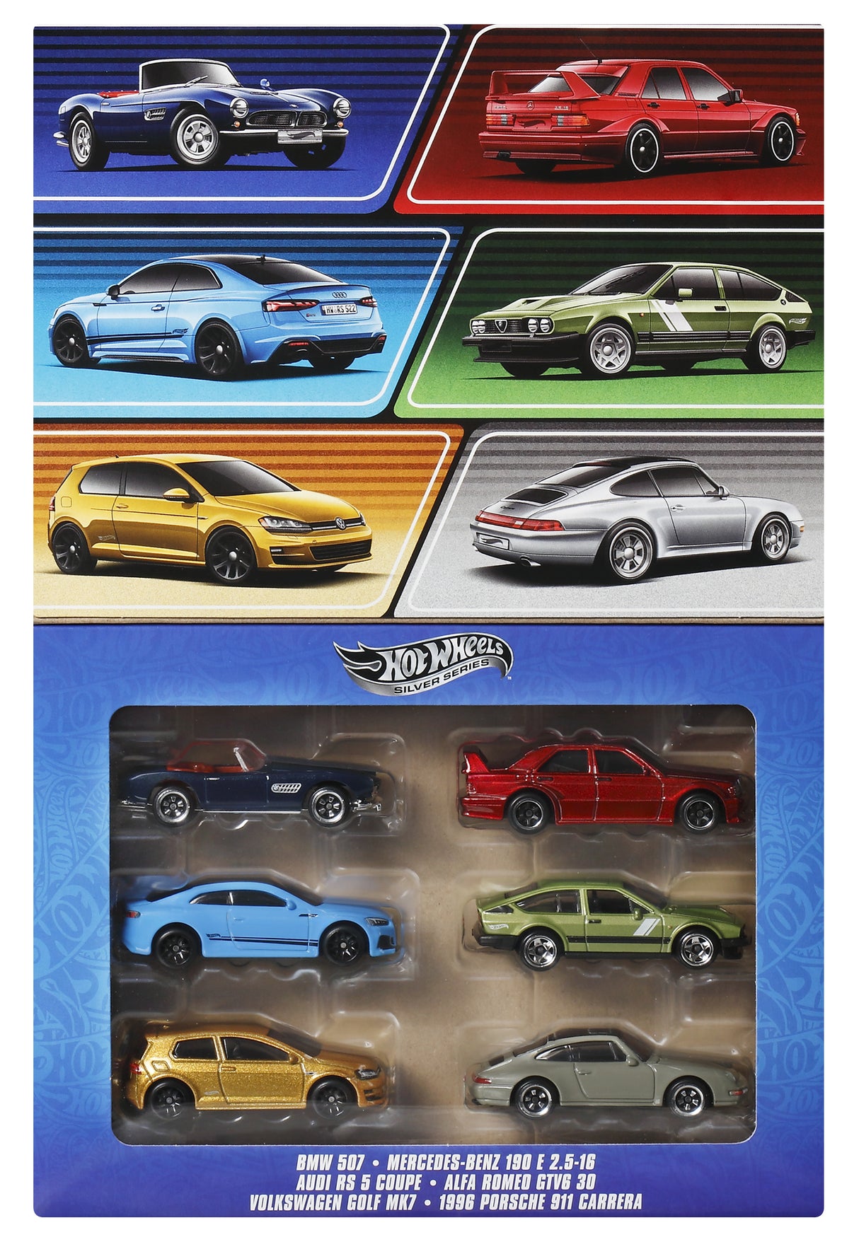 Hot Wheels - Multipack Euro Style - Petite Voiture - 3 ans et + - Hot Wheels - JBY79