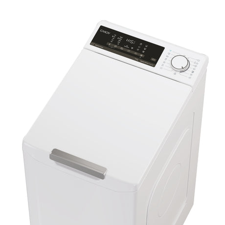 Lave-linge top CANDY TCA274TM4-S ProWash 500 -7 kg - 1200 trs/min - Connecté - Classe B - Blanc