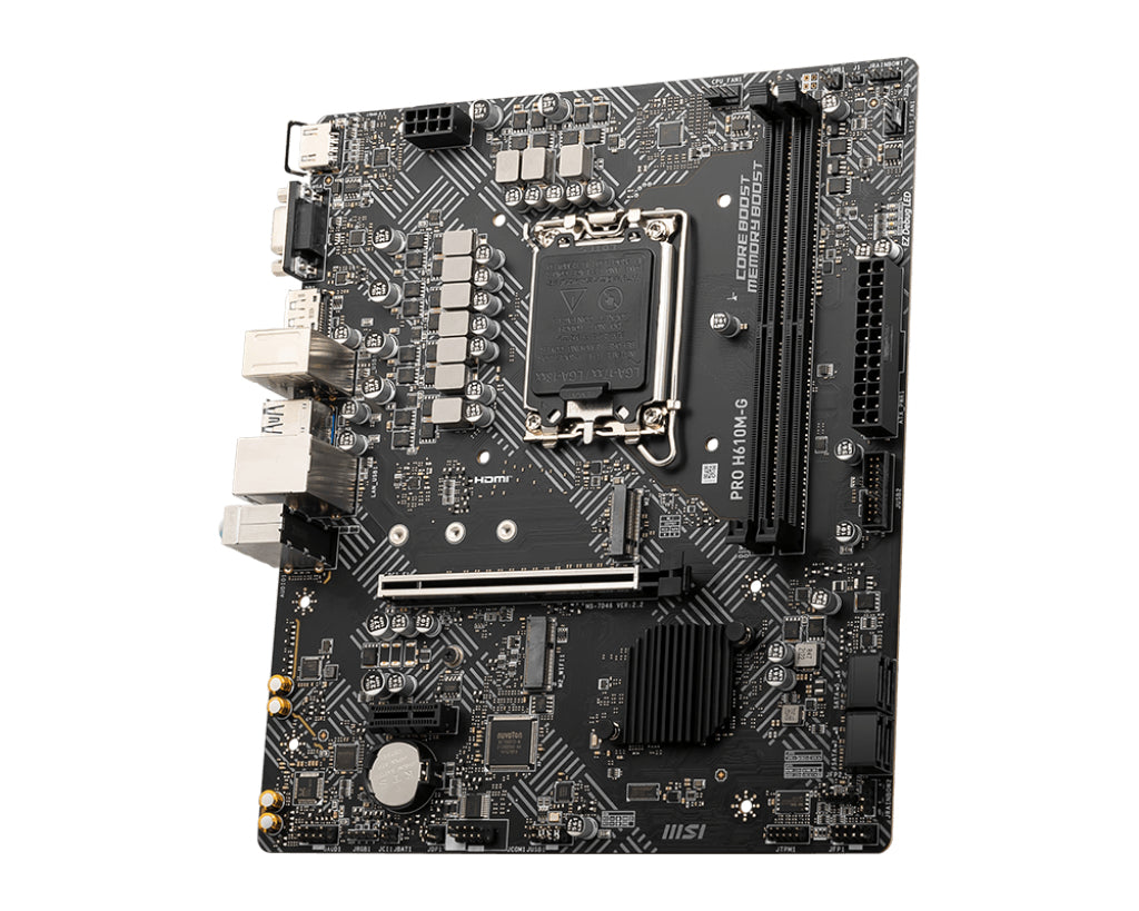Carte Mère MSI Pro H610M-G DDR5 (Intel LGA 1700) Micro ATX