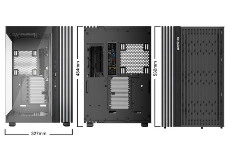 Boitier Grand Tour E-ATX be quiet! Light Base 900 DX RGB avec panneaux vitrés (Noir)