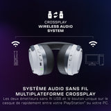 Casque gaming sans fil - Turtle Beach Stealth™ 700P (Gen3) - Blanc - PS5, PS4, PC, mobile, 60mm, Bluetooth, 80h