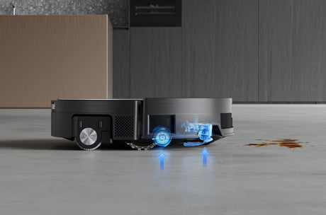 ECOVACS X11 PRO OMNI - Robot Aspirateur Laveur avec Blast - 19500 Pa - PowerBoost Ultra-Rapide - OZMO Roller 2.0 - ZeroTangle 3.0