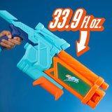 Nerf Pistolet a eau Mega Dunk-Fill, remplissage instantané facile, Réservoir 1L, Nerf Super Soaker, des 6 ans
