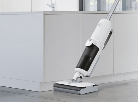 HOOVER HW500 - Aspirateur Balai Laveur sans Fil Eau et Poussiere - Double Rouleau - Moteur Haute Performance 230W