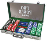 Mallette de poker - Tactic - ProPoker 300 Jetons - Aluminium et Plexis - Mixte