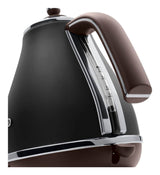 Bouilloire - DELONGHI - KBOV2001.BK - 2000 W - 1,7 L - Noir mat / Chocolat