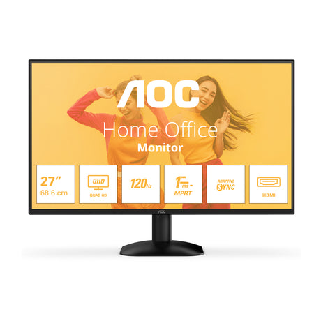 Ecran PC - AOC - 27'' - QHD - 120Hz - Dalle IPS - 1ms - Q27B35S3