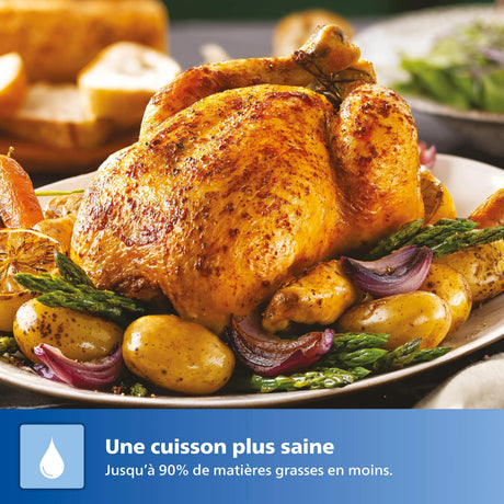 Friteuse sans huile - PHILIPS - NA120/00 - Airfryer Série 1000 4.2L - 12 modes de cuisson - 1500W - Noir