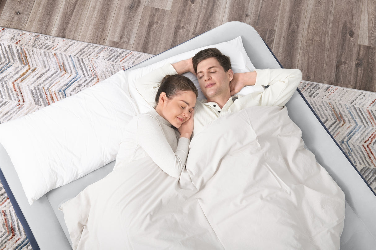 BESTWAY Bestway Lit gonflable 2 places TruLeisure pompe électrique intégrée 203x152x51cm
