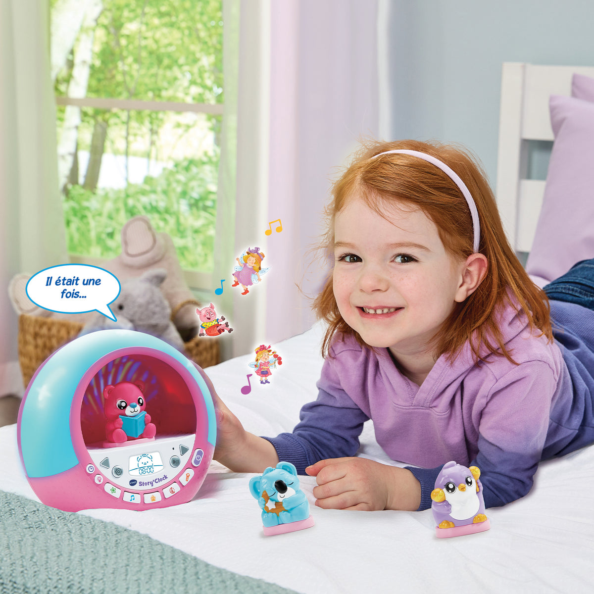 VTECH - STORY'CLOCK - MA CONTEUSE RÉVEIL ROSE - Rose