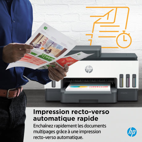 Imprimante Tout-en-un HP Smart Tank 7305 - Jet d'encre thermique - Couleur - A réservoir d'encre