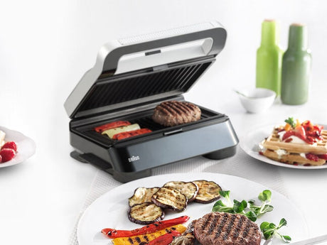 Grill - BRAUN - Sandwich Maker 5 SM5006 - 800 W - Inox / Noir