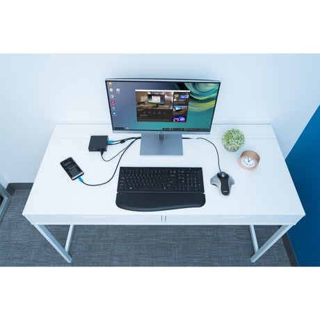 Kensington, Souris TrackBall ergonomique filaire pour PC, Mac, ambidextre, Gris