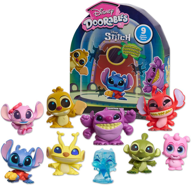 Doorables Stitch Coffret collector, Doorables Disney, Figurine a collectionner de 3,8 cm, Des 5 ans