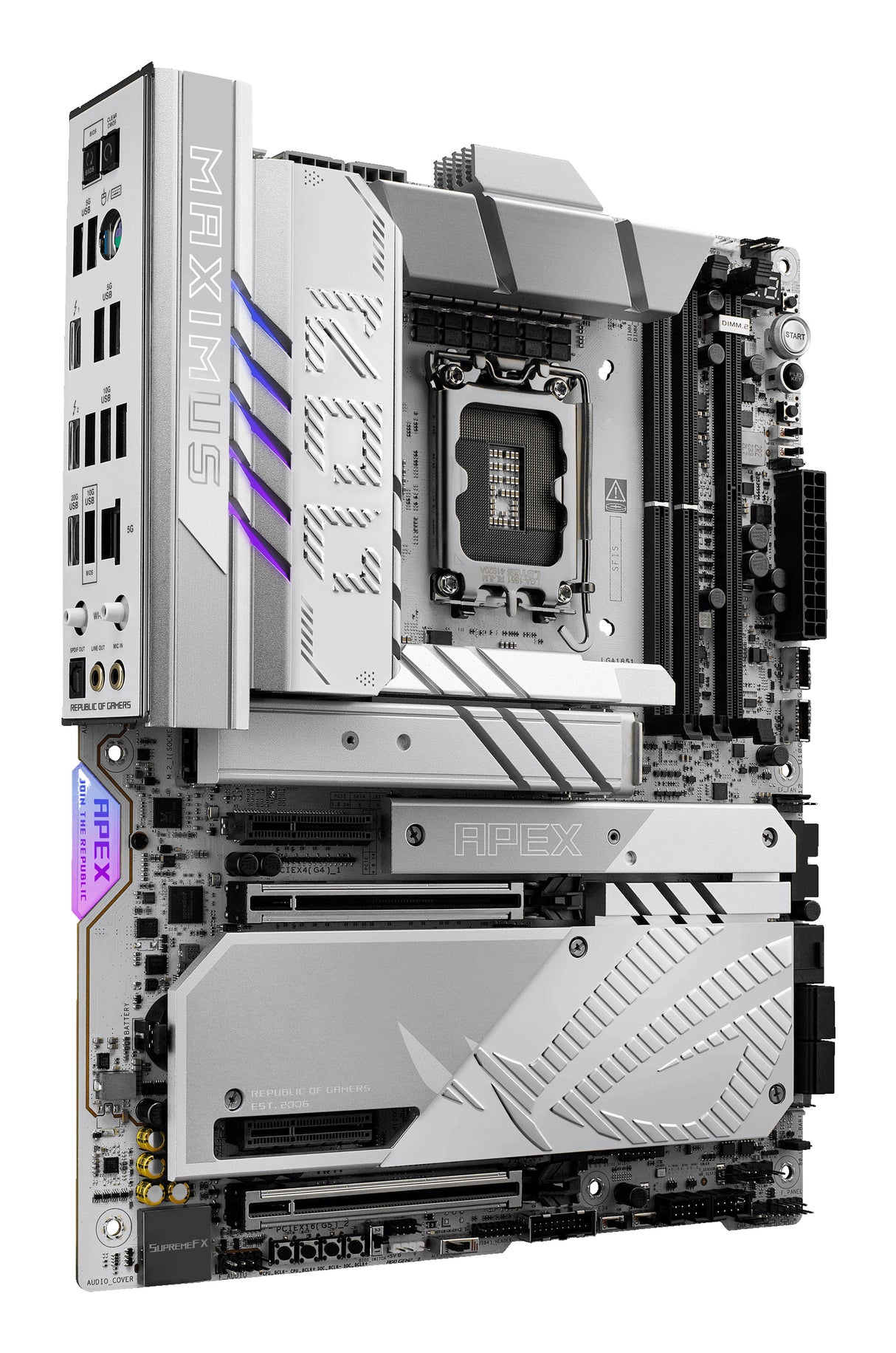 Carte mere - ASUS - MAXIMUS Z890 APEX - Socket 1851 - DDR5 SDRAM - LAN 5 GbE