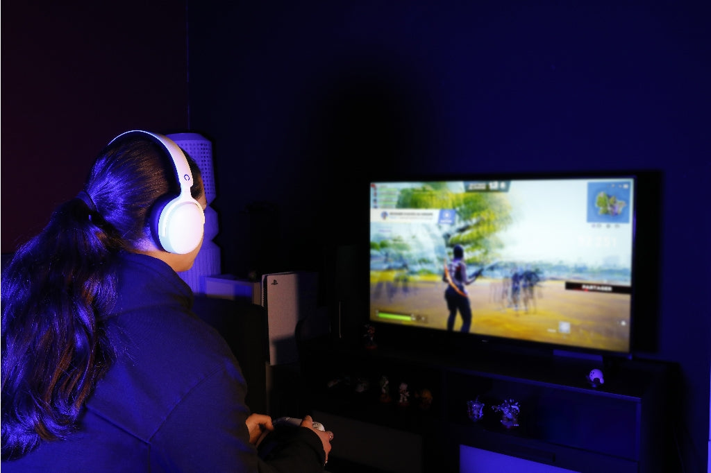 Casque gaming circum-aural - KONIX - Nexus PS5 - Haut-parleurs 40 mm - Microphone intégré - Câble 1,5 m