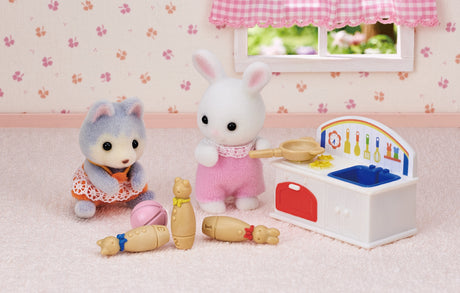 Figurines miniatures - SYLVANIAN FAMILIES - Le coffre a jouets des bébés