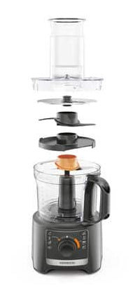Robot multifonction KENWOOD FDP31.020GY - 2 vitesses + Pulse - 800W - Bol 2,1L + accessoires