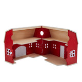 Grande Ferme en Bois, Schleich 42602 Farm World, Set avec maison, 6 clôtures et accessoires, Jouet de ferme, Edition retro limitée