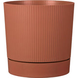Pot de fleurs avec réserve rond - GARDEN ID - Lino - Ø 39 - 32 L - H 38 cm - Siena