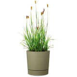 Pot de fleurs avec réserve rond - GARDEN ID - Lino - Ø 47 - 43 L - H 46 cm - Vert mousse