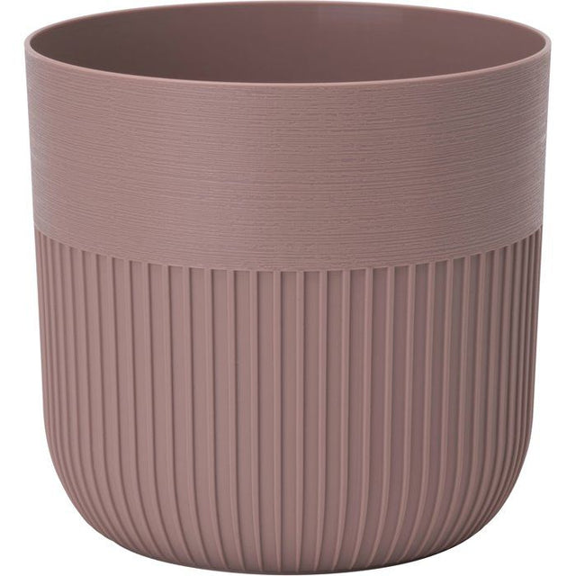 Pot de fleurs rond - GARDEN ID - Luca Grande - Ř 30 - 17 L - H 30 cm - Cacao