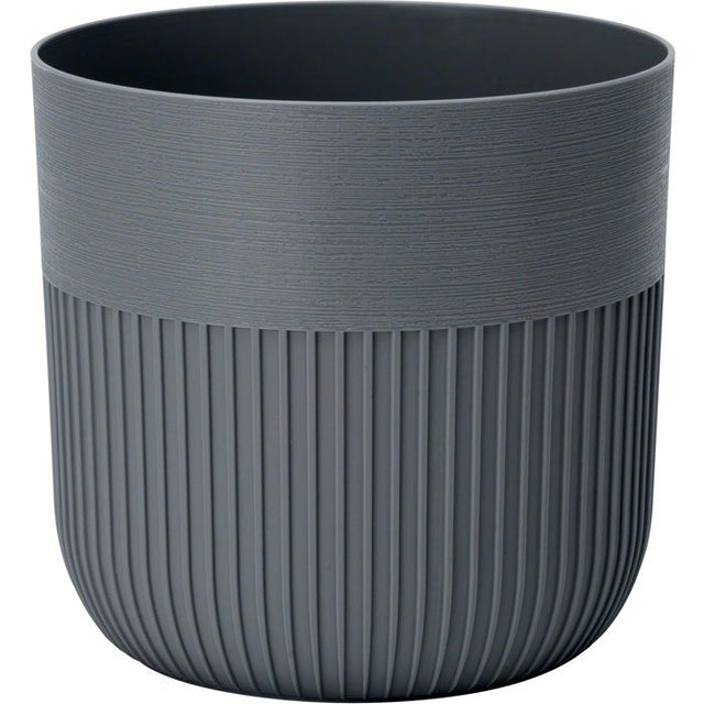 Pot de fleurs rond - GARDEN ID - Luca Grande - Ř 30 - 17 L - H 30 cm - Anthracite