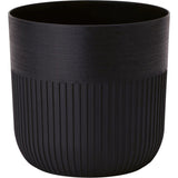 Pot de fleurs rond - GARDEN ID - Luca Grande - Ø 30 - 17 L - H 30 cm - Noir