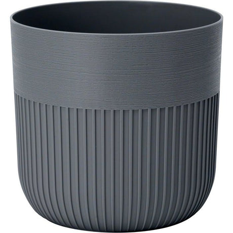 Pot de fleurs rond - GARDEN ID - Luca Grande - Ř 40 - 41 L - H 40 cm - Anthracite