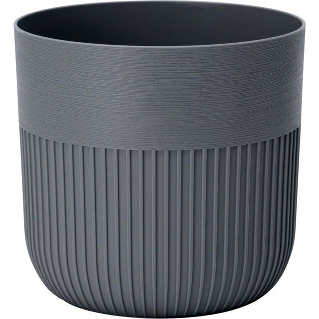 Pot de fleurs rond - GARDEN ID - Luca Grande - Ř 40 - 41 L - H 40 cm - Anthracite